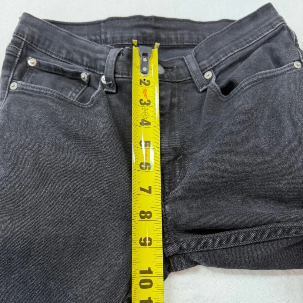 Levi's 512 Slim‎ Taper Jeans Mens W31 L30 Black Good Waterless 28833-0287